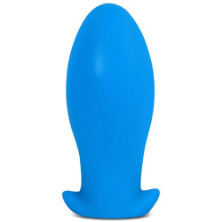 EggPlay Plug silicone Saurus Egg L 14 x 6.3cm Bleu